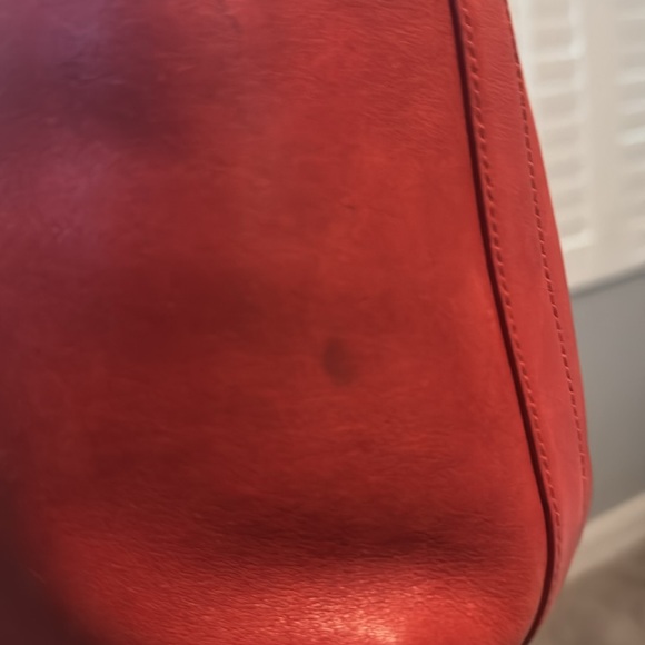 Vintage Coach-Beautiful red Vintage Coach leather bag - Picture 7 of 7